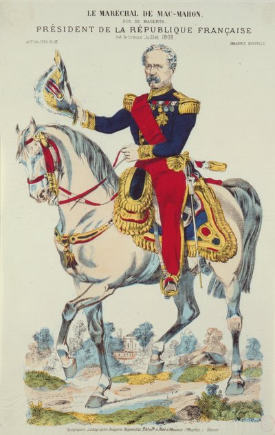 エドメパトリス元帥モーリスデマクマホン（1808-93） 作： French School
